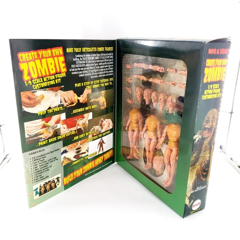 War of the Dead Create Your Own Zombie 1/9 Scale Figures Brand New Open Box